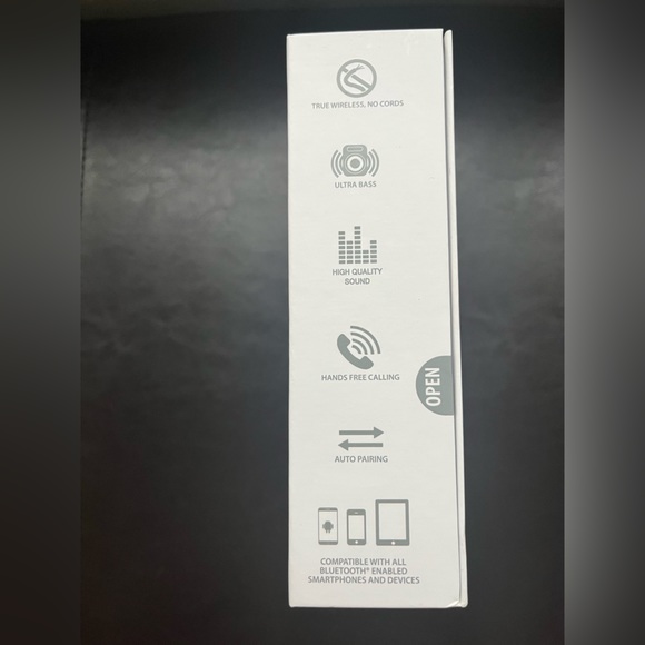 Lifestyle Advanced Airstream Pro True Wireless Earbuds white Bluetooth NEW - Picture 2 of 5